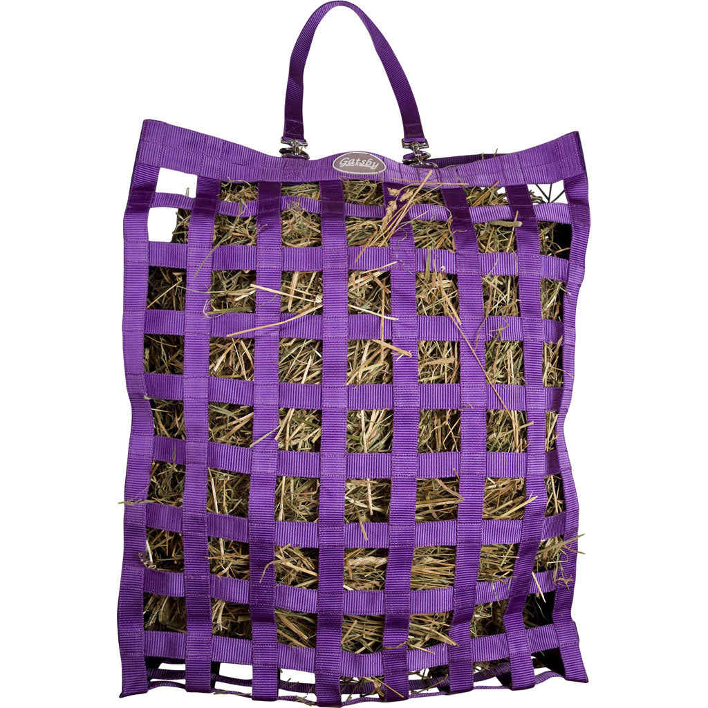 Gatsby All Natural Slow Hay Feeder (PURPLE, 20X27X6.5 IN)