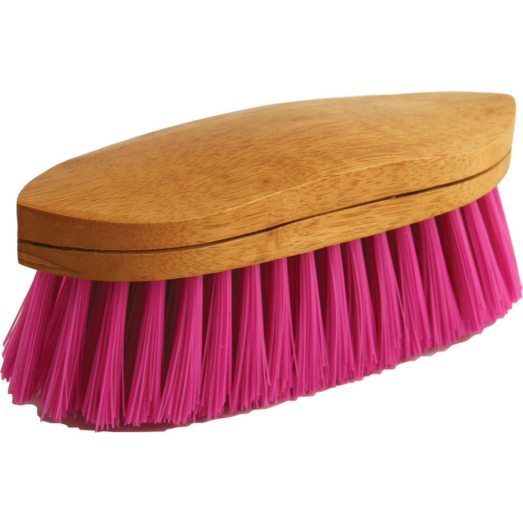 Legends Belmont Poly Curved Back Grooming Brush (MAGENTA, 8.25 IN)