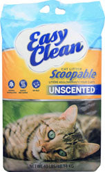 Easy Clean Clumping Cat Litter (UNSCENTED, 40 LB)