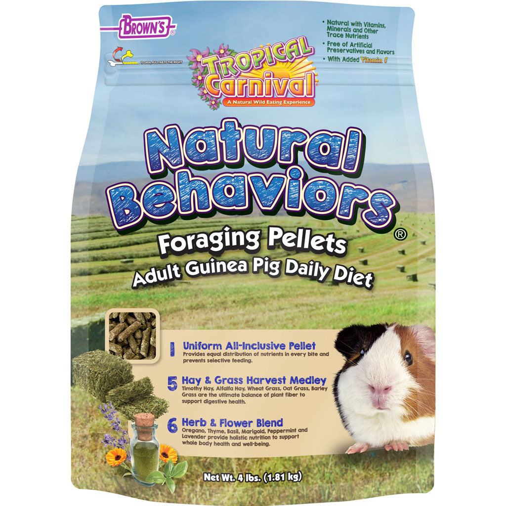 Tropical Carnival Foraging Pellets Guinea Pig Food (4 LB)