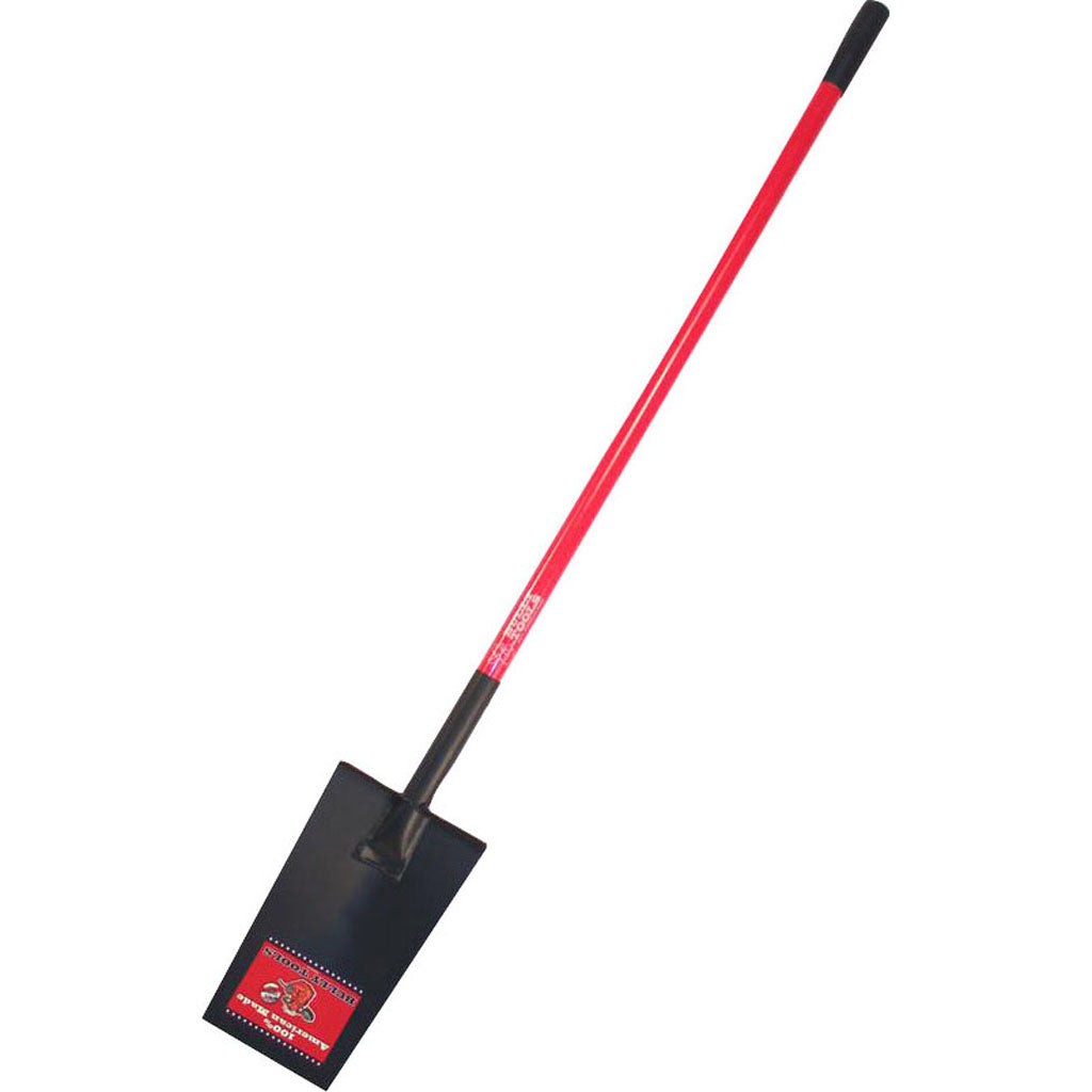 Bully Tools Planting Spade Fiberglass Handle (RED, 58 IN)