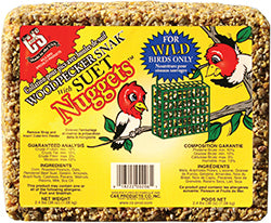 C&S Woodpecker Snak W/Suet Nuggets (PEANUT, 2.4 LB)