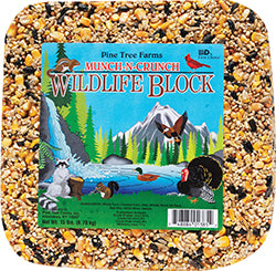 Pine Tree Farms Munch-N-Crunch Wildlife Block (15 LB)