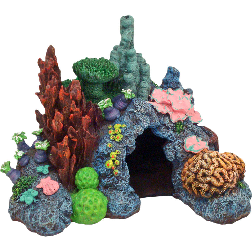 Exotic Environments Caribbean Living Reef (MULTI, LG)