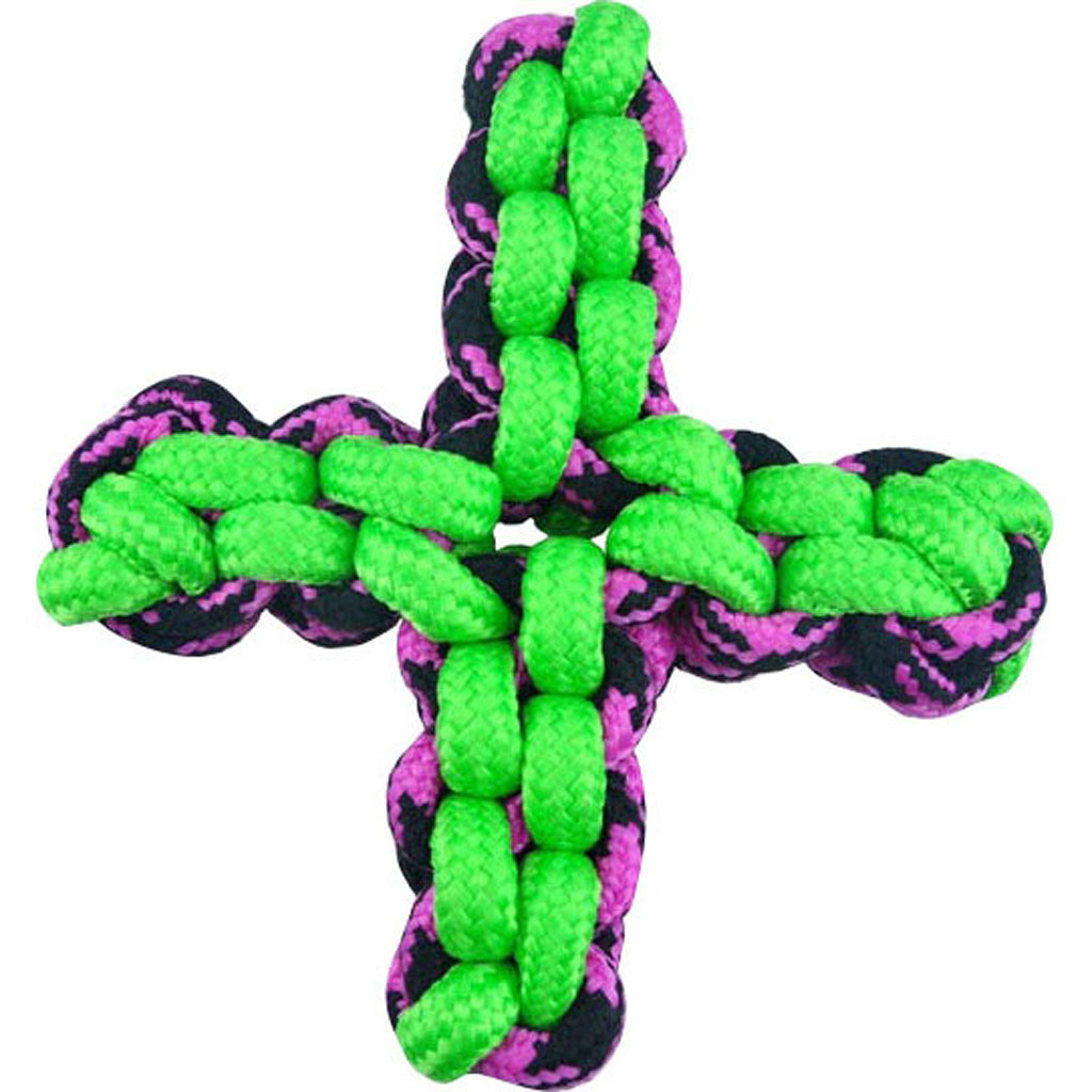 Pet Park Blvd Paracord Rope Twisted Quad X (GREEN)