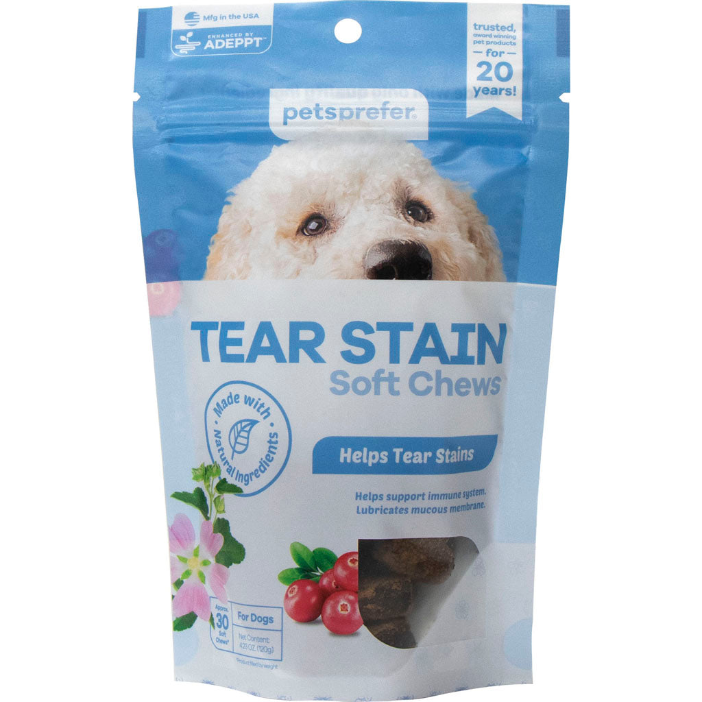 Pets Prefer Tear Stain Soft Chews For Dogs (30 CT)