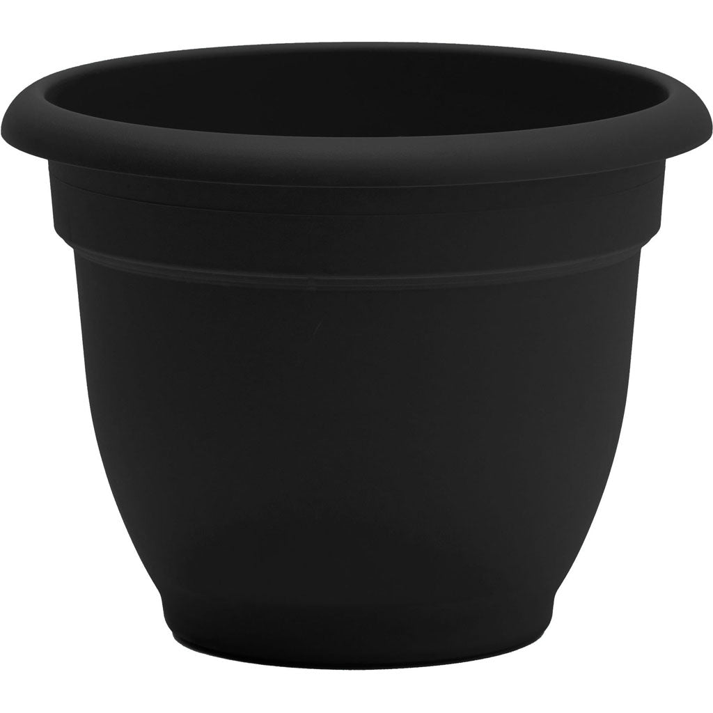 Bloem Ariana Planter (BLACK, 12 IN)