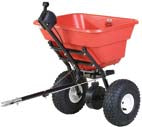 Earthway Estate Tow Broadcast Spreader (RED, 80 LB HOPPER)