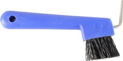 Hoof Pick W/Brush (BLUE, 7 IN)