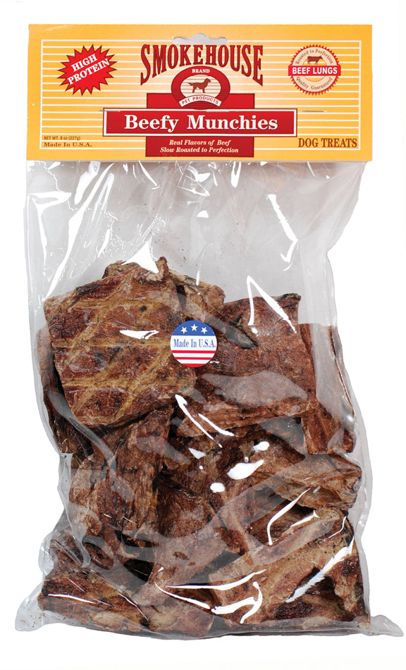Smokehouse Usa Beefy Munchies Dog Treats (BEEF, 8 OZ)