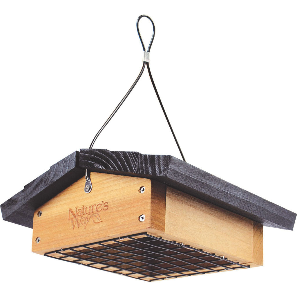 Upside Down Suet Feeder (CEDAR, 1 CAKE CAP)