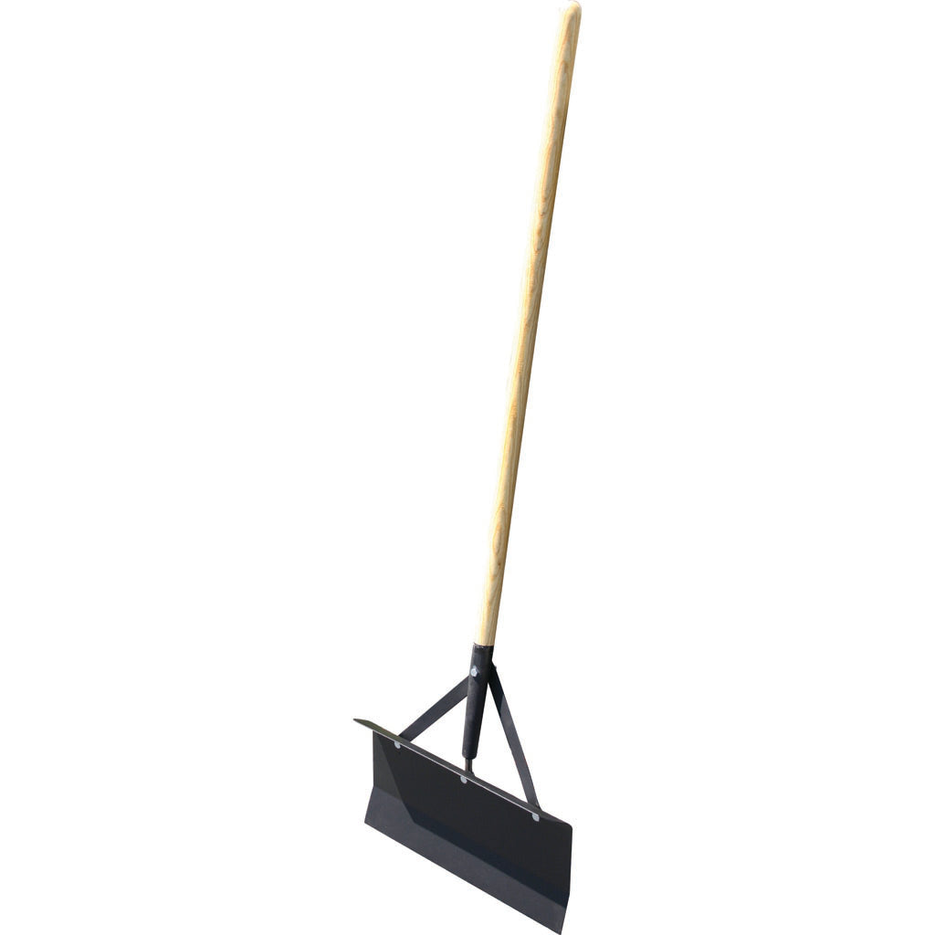 Reversible Powder Coated Steel Scraper (BLACK, 18 IN)