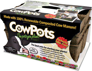 Sixcell Cowpots (SQUARE, 3 IN-3 PK)