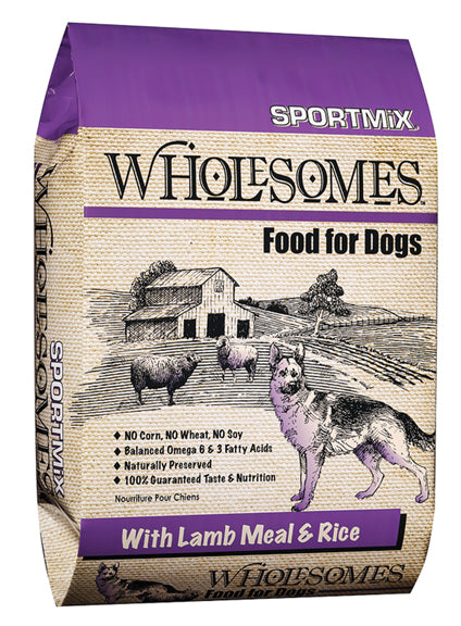 Wholesomes Whole Grain Adult Dog Food (LAMB/RICE, 40 LB)