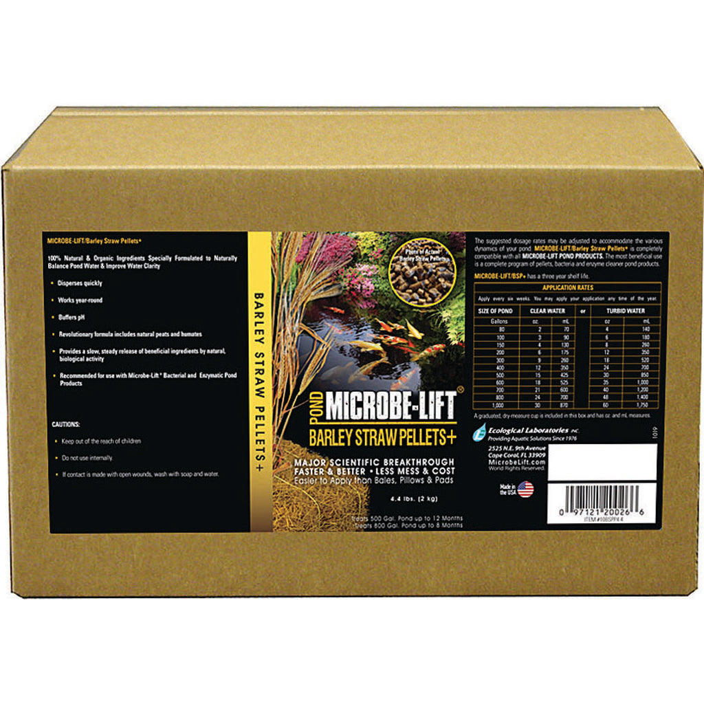 Microbe-Lift Barley Straw Pellets Plus For Ponds (4.4 LB)