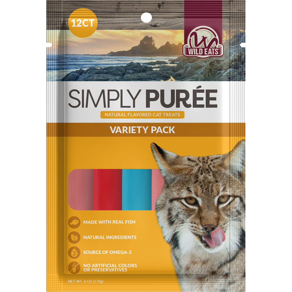 Wild Eats Cat Puree Treats (TUAN/SNAPPER/SA, 12 PK)