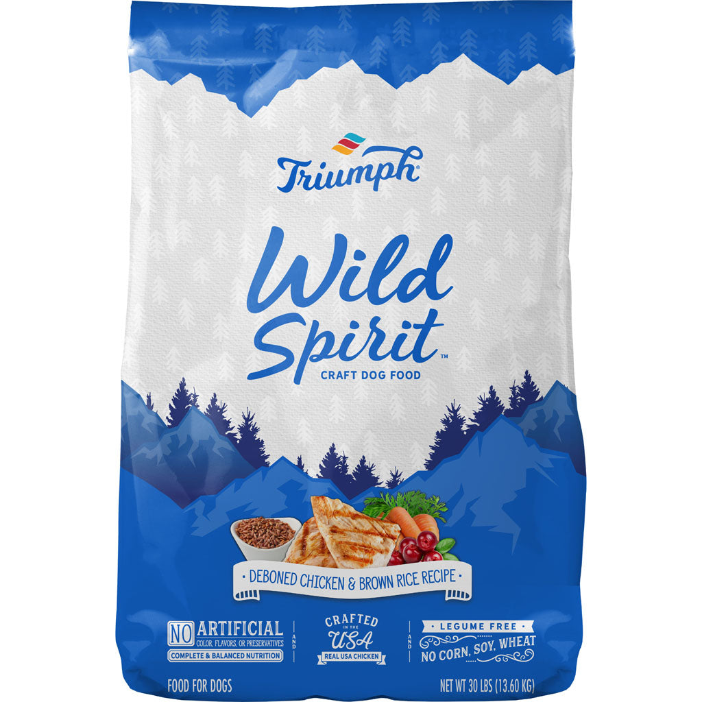 Wild Spirit Dog Food (CHICKEN/BROWN R, 30 LB)