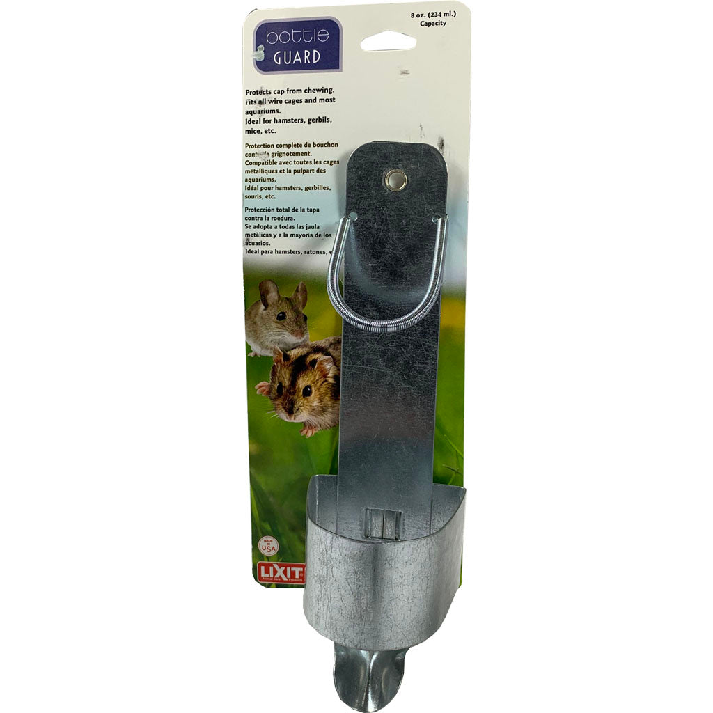 Deluxe Chew Guard Bottle Holder (SILVER, 8 OZ)