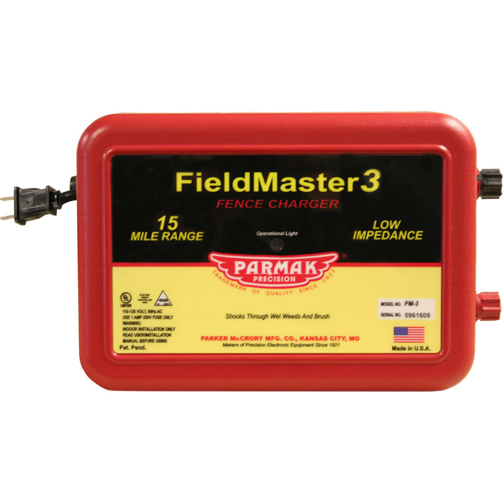 Parmak Fieldmaster3 Fence Charger (GREEN, 15 MILE)