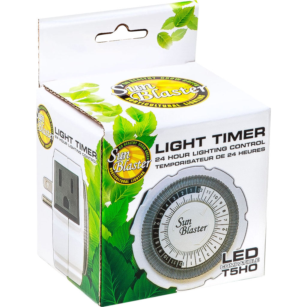 Sunblaster 24 Hour Light Timer Single Outlet (15 AMP)
