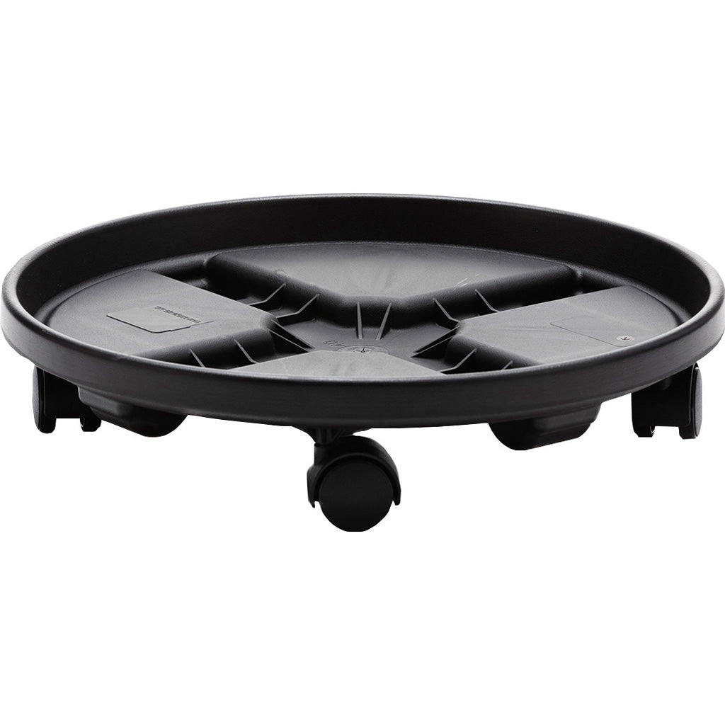 Bloem Round Plant Caddy (BLACK, 14 IN)