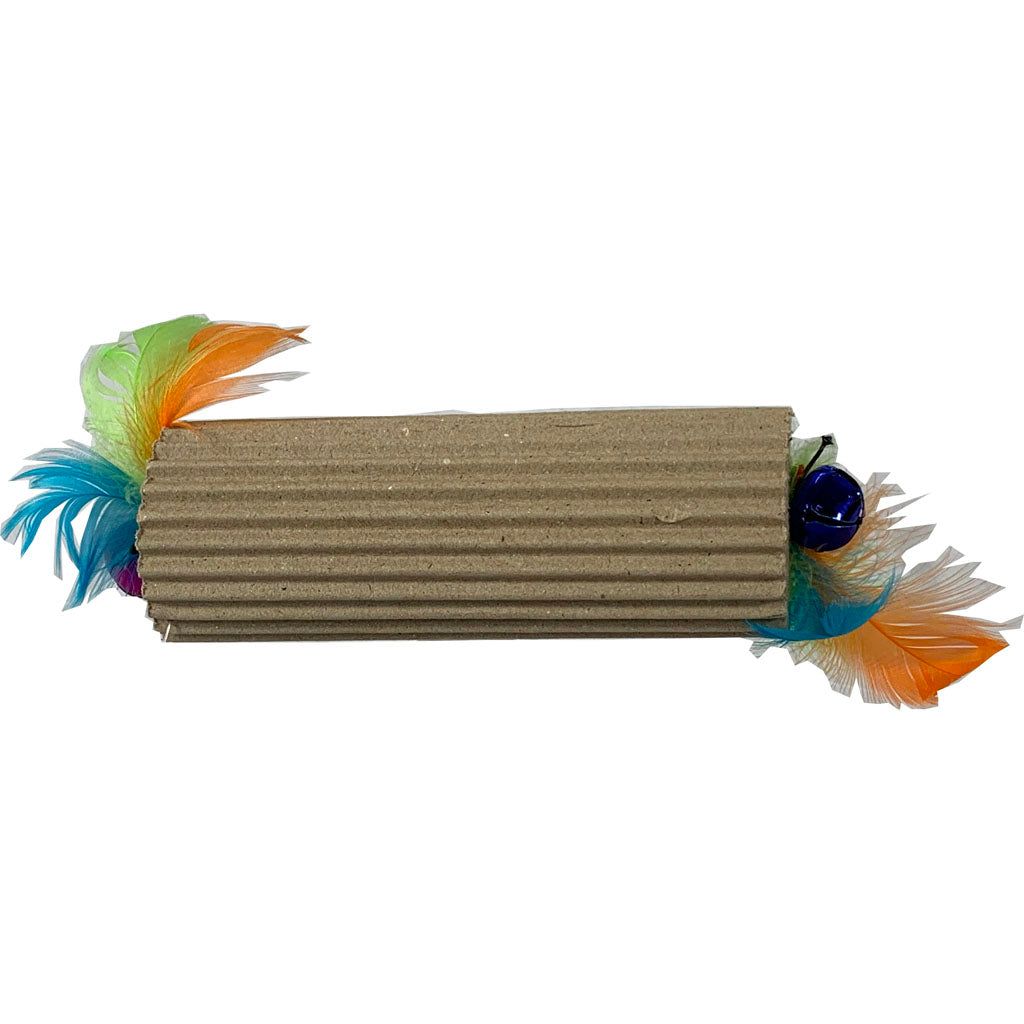 Corrugated Bell Bar Cat Toy (6X2.25X2.25 IN)