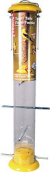 Tube Topsy Tails Finch Feeder (YELLOW, 1.5 LB CAP)