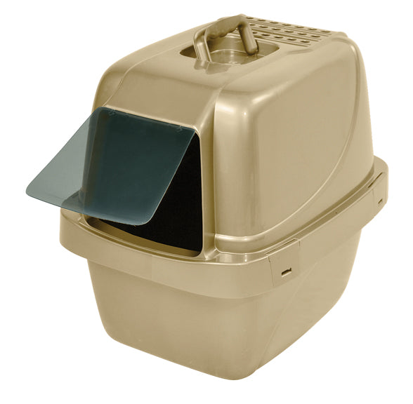 Van Ness Sifting Enclosed Cat Litter Pan (GOLD, LG)