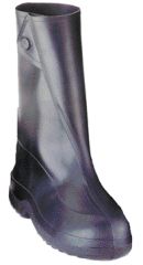 Tingley Work Rubber Overshoe 10 Inch Height (BLACK, LG)