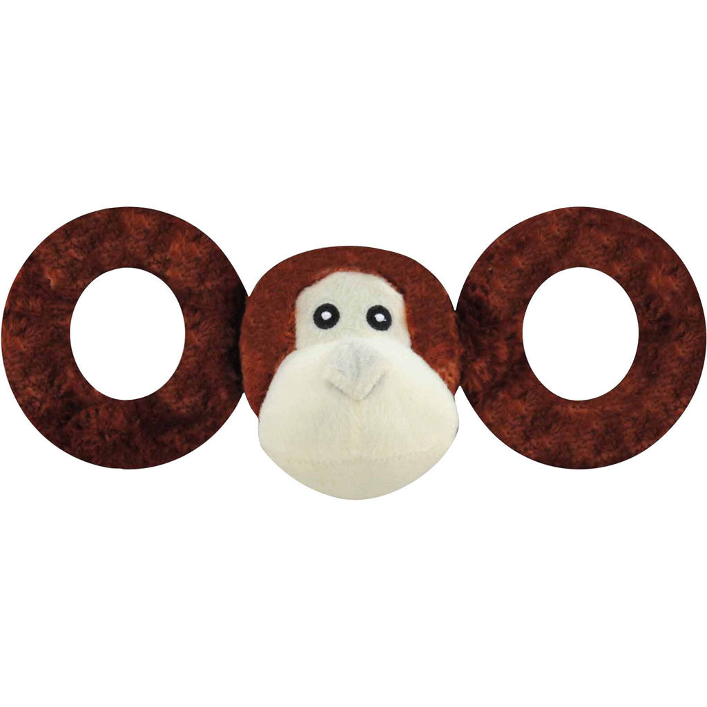 Jolly Pets Tug-A-Mals Monkey (BROWN, LG-5 IN)