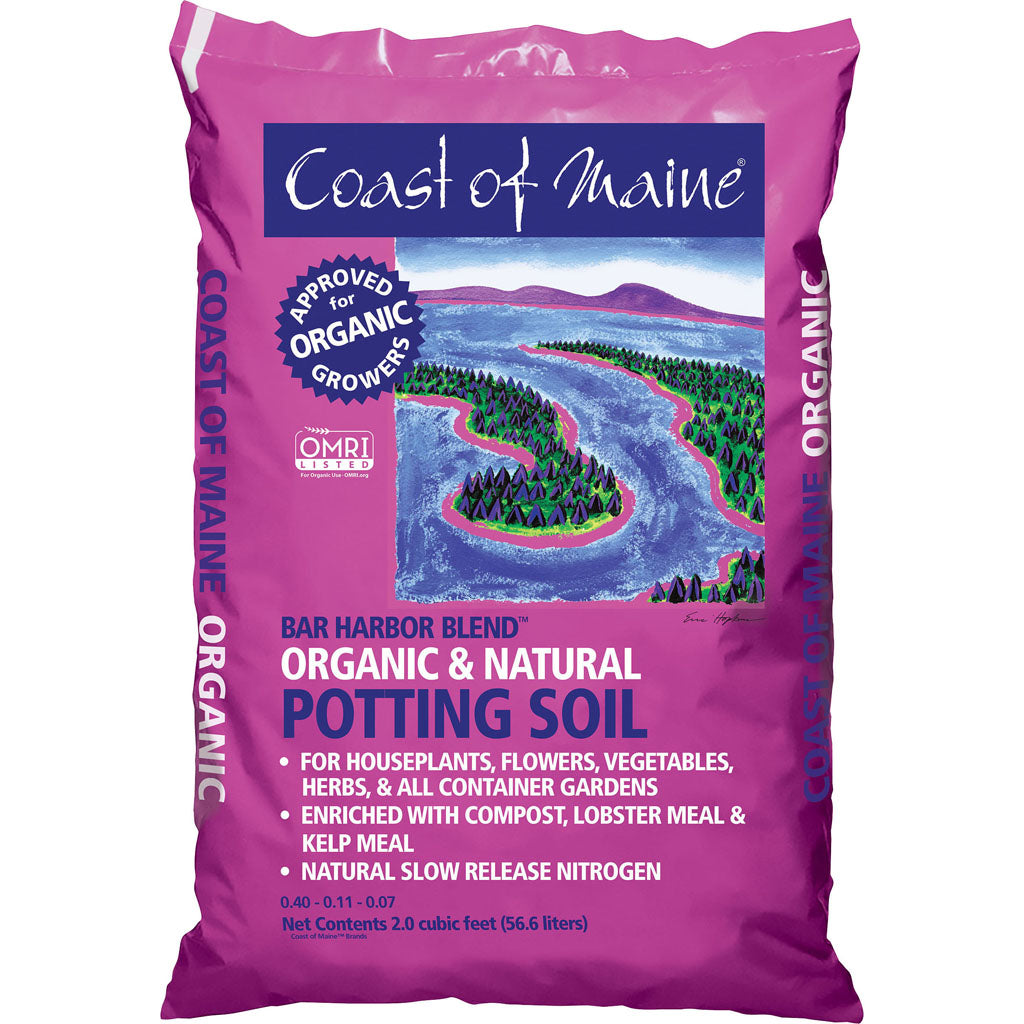 Bar Harbor Blend Premium Organic Potting Soil (2 CF)