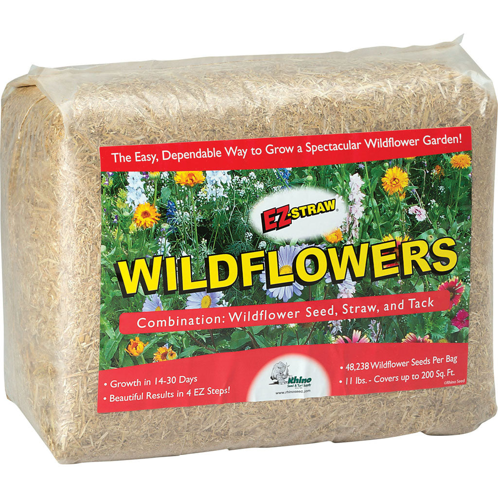 Ez-Straw Wildflower Straw Tack Covers 200 Sq Ft (11 LB)