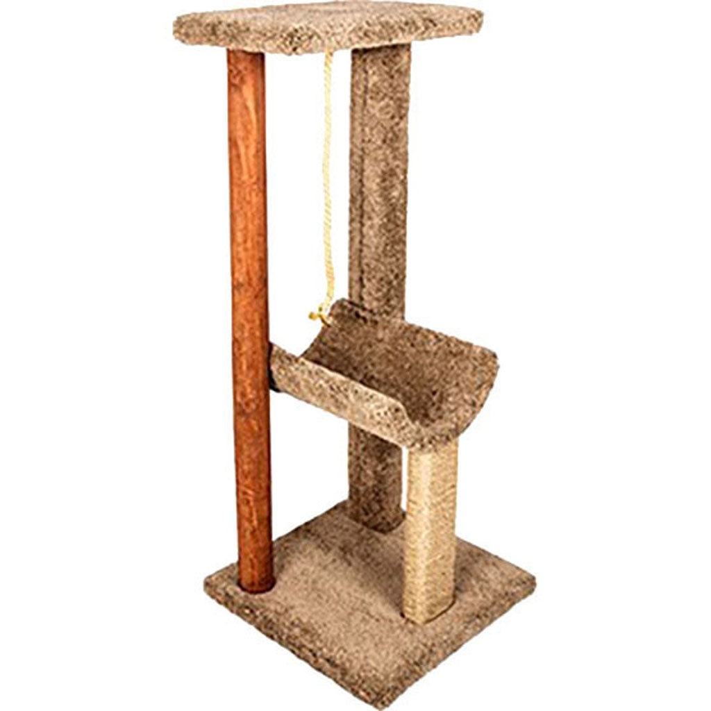 Kitty Cat Tower W Rope (20X20X48 IN)