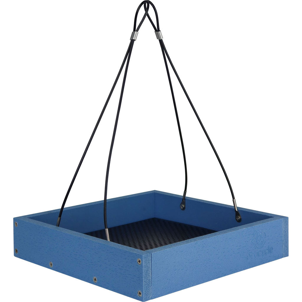 Ecocycle Perfect Picnic Platform Feeder (BLUE, 1.5 QT CAP)