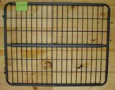 Stall Gate With Hinges No Yoke (BLACK, 52X42 IN)