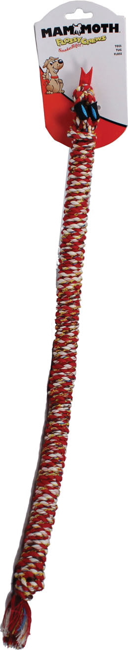 Flossy Chews Snakebiter Colored Rope (26 IN)
