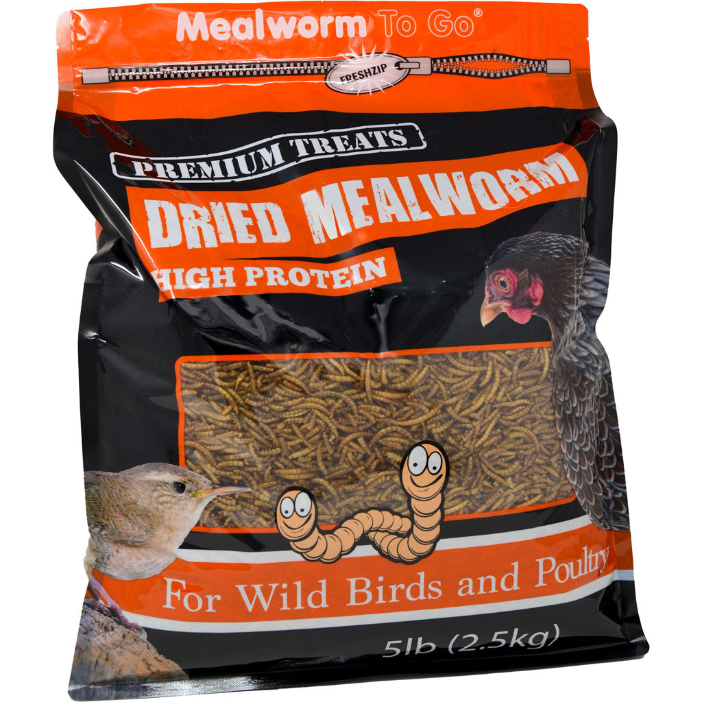 Mealworm To Go Premium Dried Mealworms (5 LB)