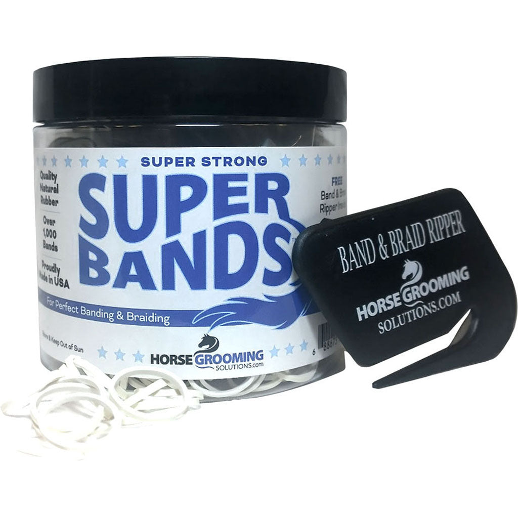 Healthy Haircare Super Bands (WHITE, 1/4 LB)