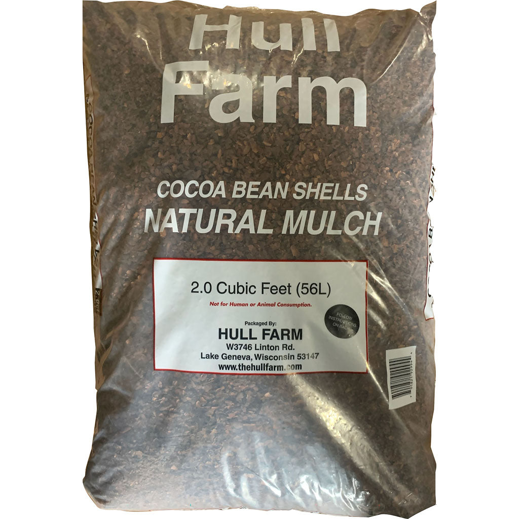 The Hull Farm 100% Natural Cocoa Shell Mulch (BROWN, 2 CF)