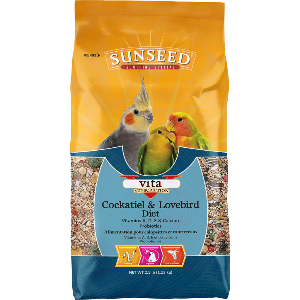 Vita Cockatiel & Lovebird Food (2.5 LB)