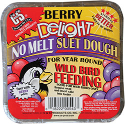 C&S Delight No Melt Suet Dough (BERRY, 11.75 OZ)