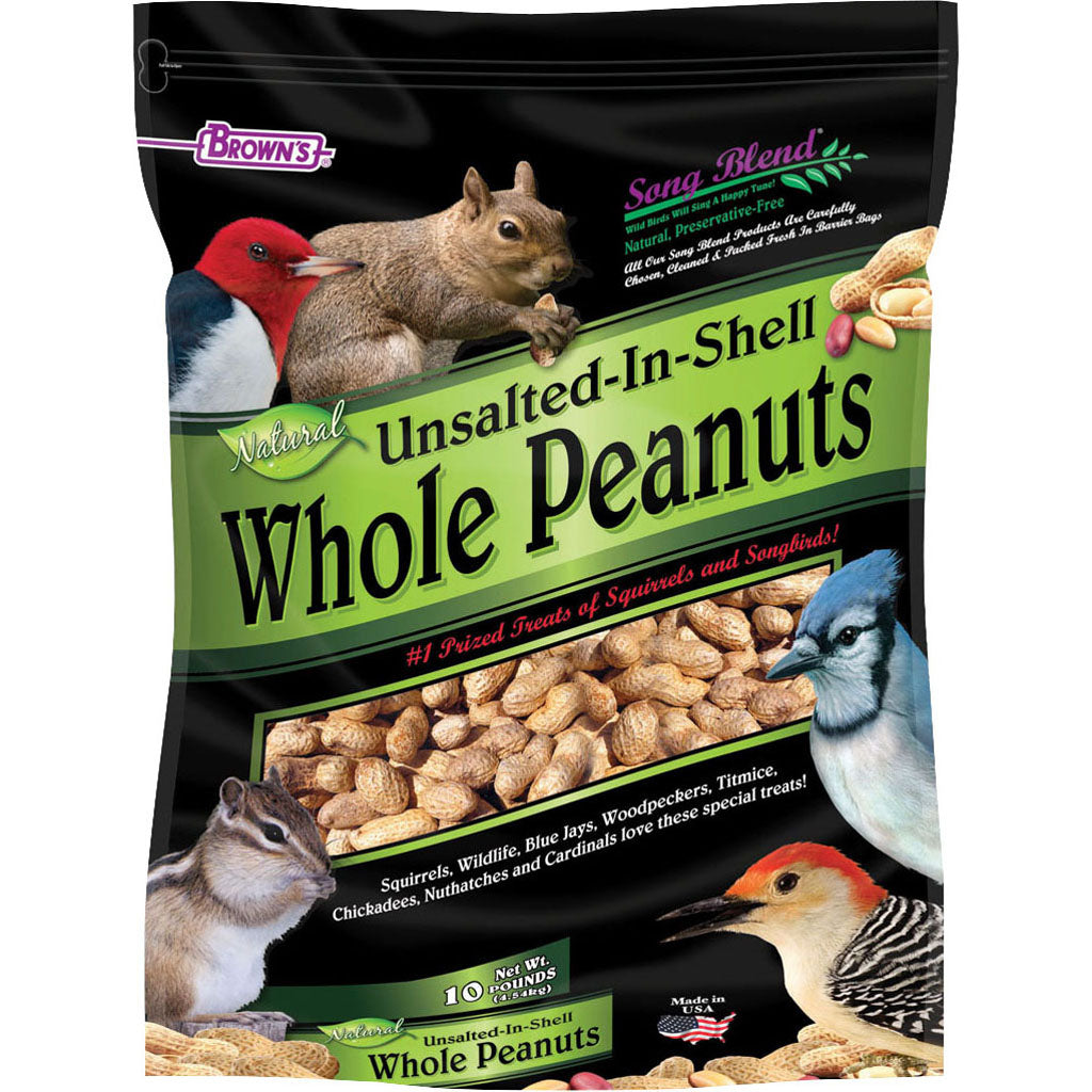 Song Blend In-Shell Whole Peanuts (UNSALTED, 10 LB)