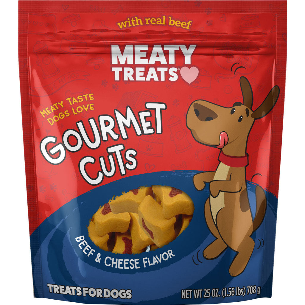 Meaty Treats Gourmet Cuts (BEEF/CHEESE, 25 OZ)