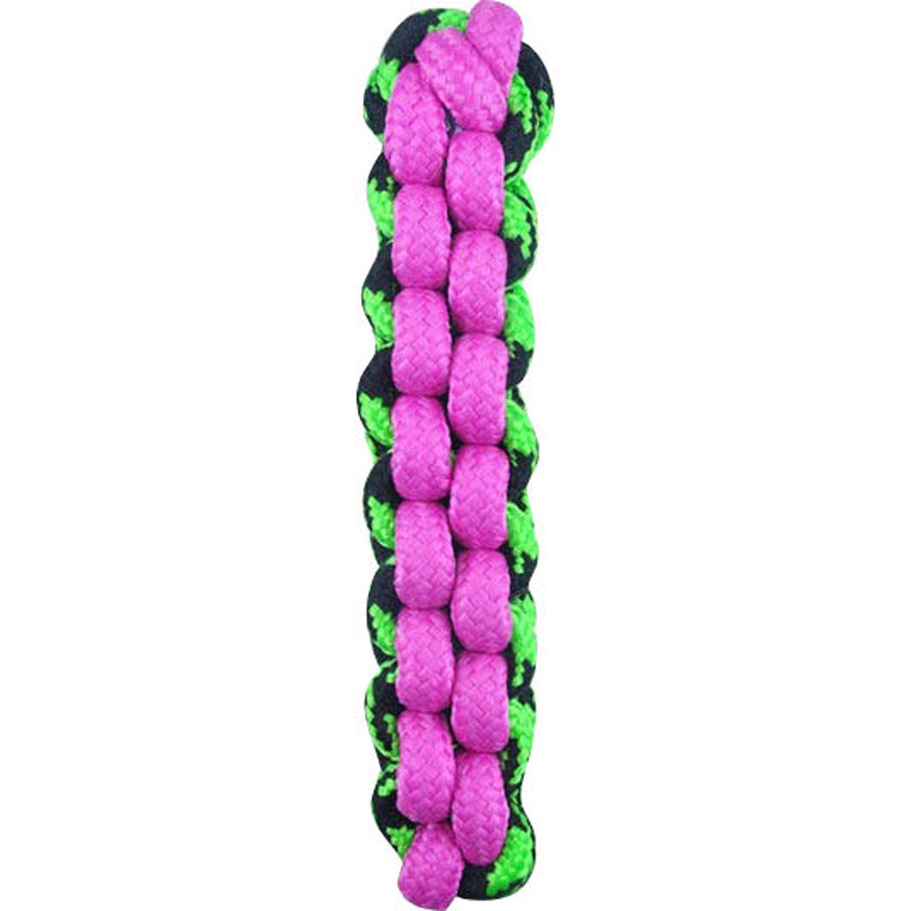 Pet Park Blvd Paracord Rope Fetch Stick (PINK)