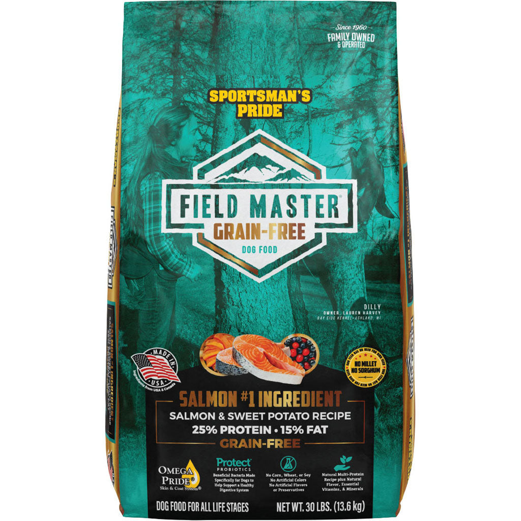 Field Master Grain Free Dog Food (SALMON/SWEET PO, 30 LB)