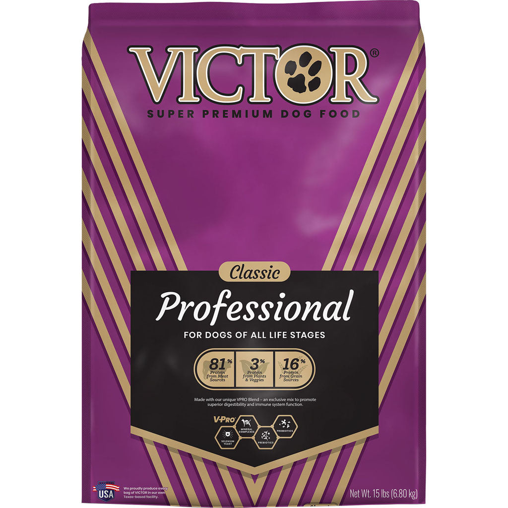 Classic Professional Dog Food (BEEF/CHICKEN/PO, 15 LB)