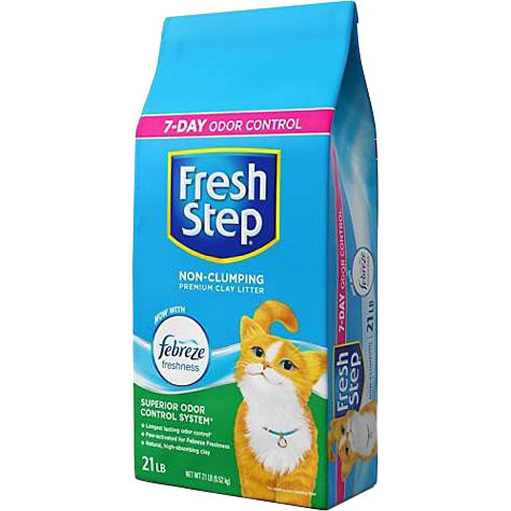 Fresh Step Premium Non-Clumping Clay Litter (21 LB)