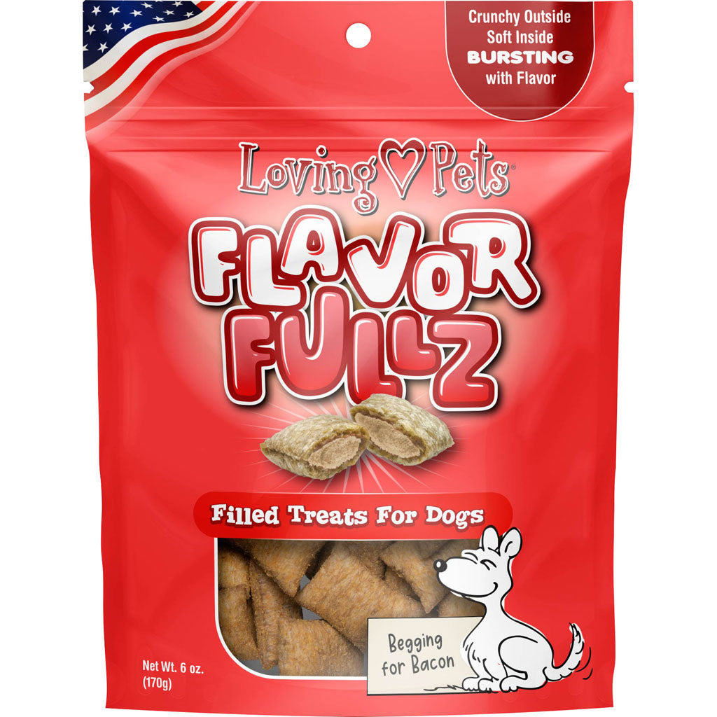 Flavorfullz Dog Treats (BACON, 6 OZ)