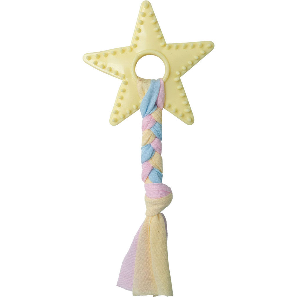 Snugarooz Lil Star Chew Eco Tpr Dog Toy (YELLOW, 7 IN)