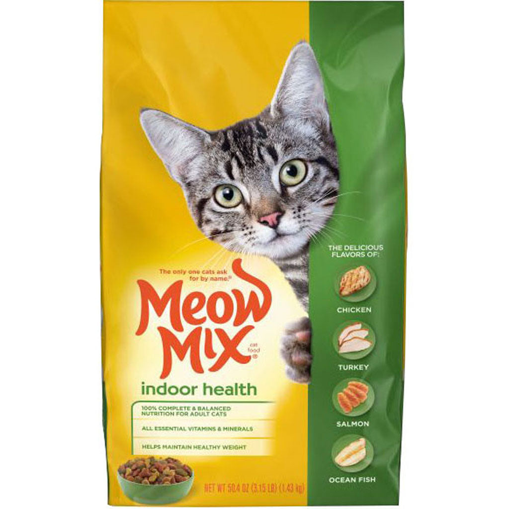 Meow Mix Indoor Health Dry Cat Food (CHICKEN/TURKEY/, 3.15 LB)